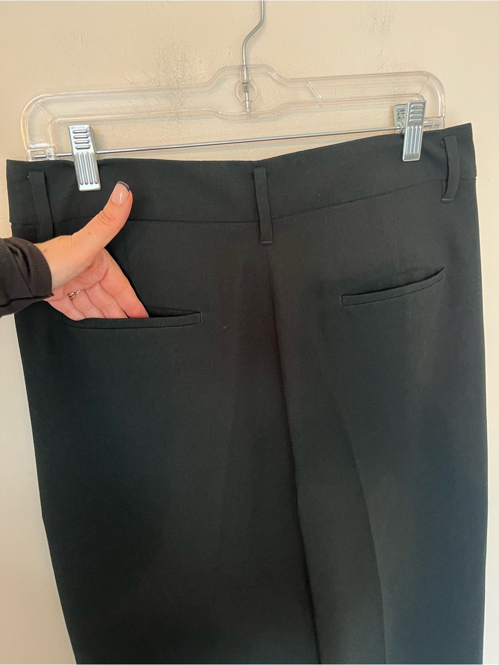American Tall Pleated Wide Leg Trousers Midnight Green Tall 34.5” Inseam 12T - Picture 9 of 13